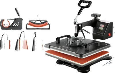 Immagine prodotto di Macchina multifunzionale per il trasferimento di calore per magliette, tazze, cappelli, 8 in 1 12 x 15 pollici