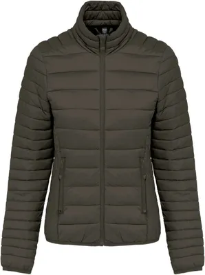 Produktbild von Kariban Damen Steppjacke Stepp Jacke Übergangsjacke Winterjacke, Größe:S, Farbe:Dark Khaki
