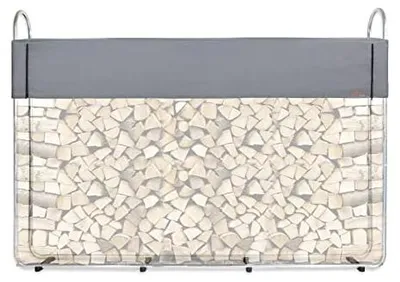 CCLIFE Kaminholzregal aus verzinktem Metall – Produktbild 1