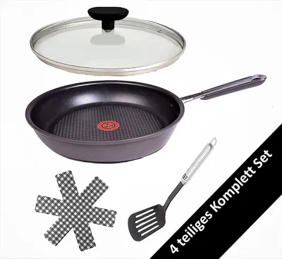 Produktbild von Tefal Jamie Oliver E78006 Bratpfanne, 24 cm max. Durchmesser, Eloxiert, Induktionsherd-geeignet, Antihaftbeschichtung