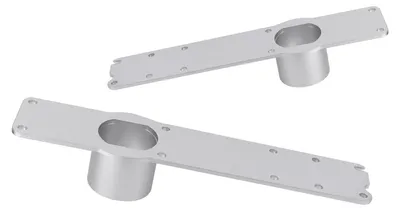 Image de Collecteur d'admission en alliage d'aluminium avec boulons F81Z-9E434-DA, compatible avec les Ford F250, F350, F450 et F550 7,3 L (1996-2003), couleur argent