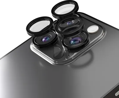 Zdjęcie produktu dla Etui ochronne na obiektyw aparatu do iPhone'a 16 Pro / 16 Pro Max, czarne