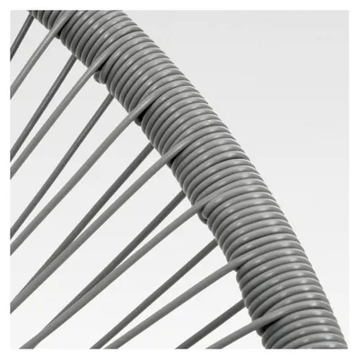 Produktbild von Gartenstuhl aus Poly Rattan in Grau