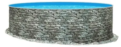 Produktbild von Mountfield Azuro 3,6 x 1,2 m STONE - ohne Leiter und Filter mit Löchern in der Achse