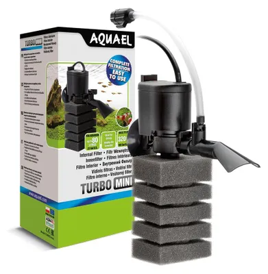 Immagine prodotto di Filtro interno Aquael Turbo Mini, portata 320 l/h
