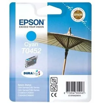 Produktbild von Epson T0452 Cyan Ink Cartridge (Standard) - Retail Pack (untagged)