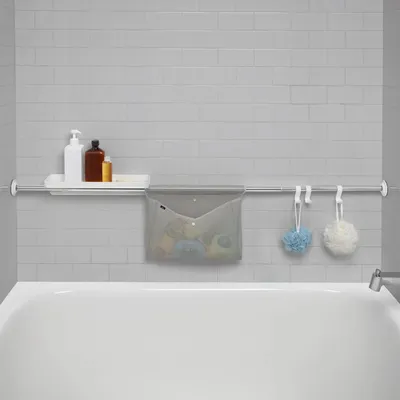 Image de Porte-serviettes Umbra avec barre de fixation Barre de rangement sans perçage Suro-Lock 1013304-158