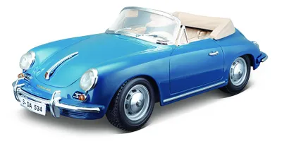 Obrázek produktu pro Bburago Porsche 356B Cabriolet 1961 modrá 1:18