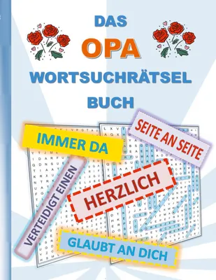 Produktbild von Das Opa Wortsuchrätsel Buch
