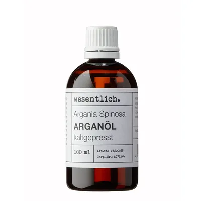 Produktbild von Arganöl (100ml) 100% reines Öl aus Marokko ohne Zusätze oder Konservierungsstoffe von wesentlich.