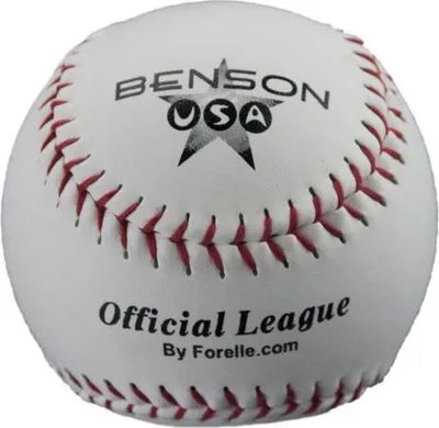 Produktbild von Benson Soft-T 8,5 Zoll weiß Offizielle Liga Baseball | Jugend Größe Training Ball