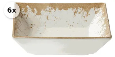 Produktbild von Servierschale 740ml / 17x17cm 6er Set Rusty