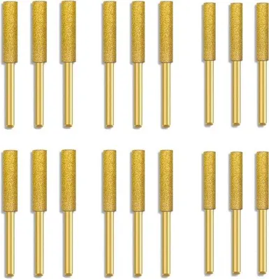 Zdjęcie produktu dla 18-częściowy zestaw pił diamentowych z kamieniami szlifierskimi, 4 mm, 4,8 mm, 5,5 mm