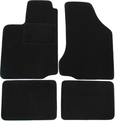 Produktbild von J&J AUTOMOTIVE | Velours Fußmatten Autotepiche Passend Für Seat Cordoba 1999-2003 4tlg, Genaue Passform, rutschfeste Untregrund, Verstärkt Im Pedalbereich, mit Befestigungen