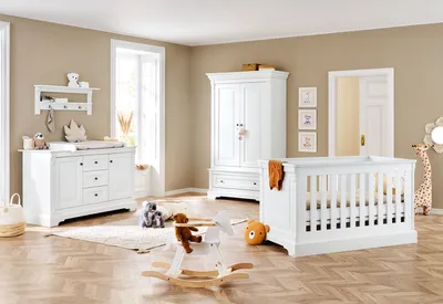 Produktbild von Pinolino Kinderzimmer 'Emilia' extrabreit, inkl. Wandregal, 103467XW