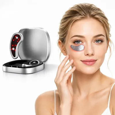 Produktbild von EMS Augenmassage Gerät mit Rotlicht Therapie, Augenpflege Gerät gegen Augenringe & Falten, Anti Tränensäcke Lifting, wiederaufladbar