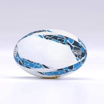 Zdjęcie produktu dla Piłka do rugby Gilbert dla kibiców - rozmiar 5 - kolorowa piłka do gry