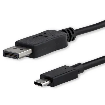 Produktbild von StarTech.com USB-C auf DisplayPort Kabel 1m 4K 60Hz schwarz