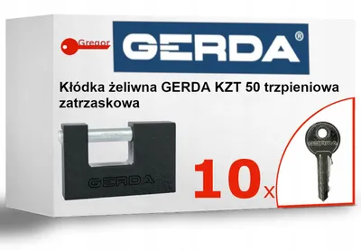 Obrázek produktu pro Gerda KZT50 protizlomový třmenový visací zámek litinový