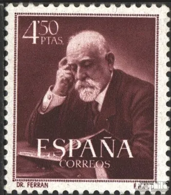 Produktbild von Briefmarken Spanien 1952 Mi 1011 (kompl.Ausg.) postfrisch Dr. Ferrán
