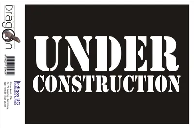 Produktbild von Aufkleber / Autoaufkleber - JDM / Die cut / Auto / OEM - Under Construction - 210x80 mm gold - Heckscheibe / Heckscheibenaufkleber