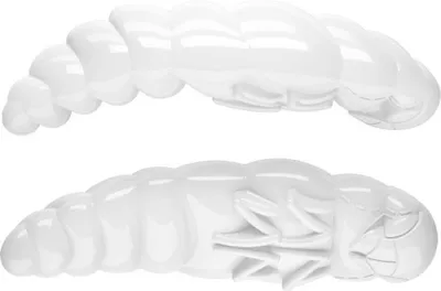 Produktbild von Libra Lures Largo 35 Gummilarven Käse schwimmend White