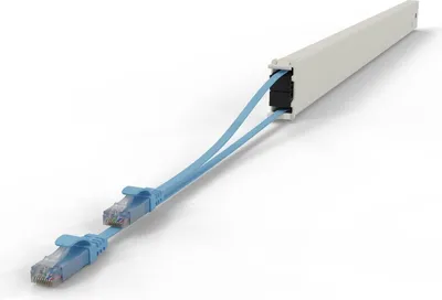 Produktbild von PATCHBOX .one / Cassette / 46RU / UTP / Blue, 2,5 m, Cat6a, U/UTP (UTP), RJ-45, RJ-45, Blau