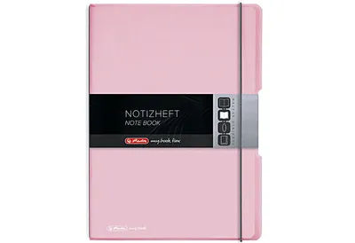 Produktbild von Herlitz 11408648, Einfarbig, Pink, A4, 80 Blätter, 80 g/m², Hardcover