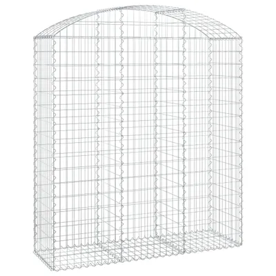 Produktbild von Gabione mit Hochbogen 150x50x160/180 cm Verzinktes Eisen