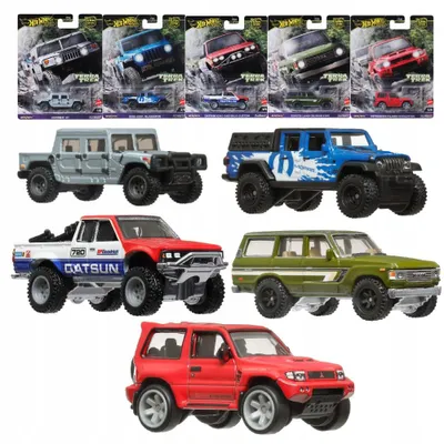Image de Hot Wheels TerraTrek Lot de 5 Voitures Premium Off-road