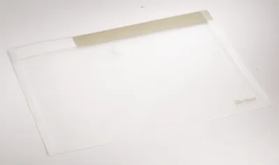 Produktbild von Dokumententasche A4 PP Klettverschluss transparent 5 Stück Packung mit 12 Stück