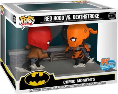 Produktbild von Red Hood vs. Deathstroke 336 PX Exclusive San Dieago 2020 Limited 30k - Funko Pop! Comic Moments - Vinyl Figur