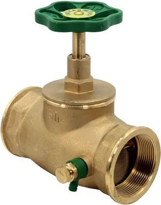 Immagine prodotto di Valvola A Globo Js, Attacco A Bicchiere. Con Spurgo, Stelo Ascendente, Dn50, Ig 2"