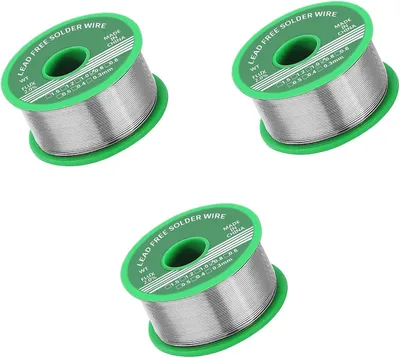 Produktbild von 9 Stücke Lötzinn 0.8mm, Lötzinn Bleifrei mit Kolophonium kern, Lötzinn mit Flussmittel 20g, Solder Wire, Lötdraht für die Reparatur und den Heimwerker von Elektronischen Elektrischen Lötkomponenten