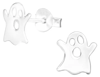 Produktbild von Gespenst Ohrstecker: Kinder Ohrringe Silber 925