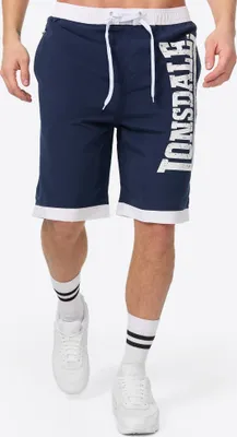 Produktbild von Lonsdale London Badeshort Herren Clennel blau Streetwear 100% Polyester XL