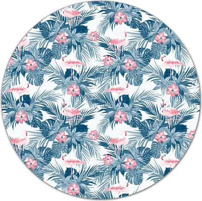 Produktbild von Glas Schneidebrett Herdabdeckplatten Schneideplatten - 40 cm - Flamingo Tiere Rosa