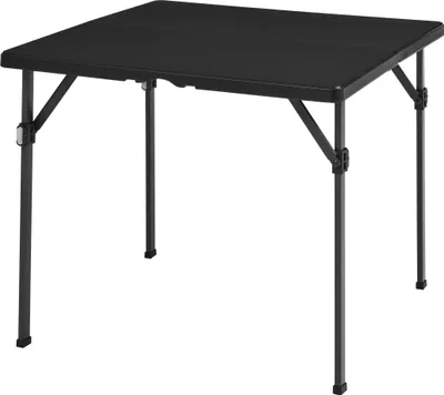 Productafbeelding van A. Opklapbare tafel, vierkant, met draaghandvat, geschikt voor binnen en buiten, draagbaar
