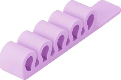 Zdjęcie produktu dla Fioletowy silikonowy organizator kabli biurowych KP36460