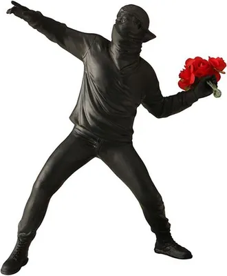 Image de Description : Objet de décoration d'intérieur en plastique noir, dimensions : 22 x 5,5 x 21,8 cm