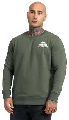 Immagine prodotto di Felpa uomo girocollo slim fit LONGRIDGE Olive/White M Lonsdale
