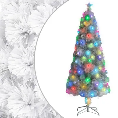 Immagine prodotto di Albero di Natale artificiale con illuminazione bianco 180 cm in fibra di vetro