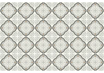 Image de Autocollants pour carrelage pour la cuisine et la salle de bains – 24 autocollants imitation carrelage ciment, Azulejos Elisio – 24 autocollants, 20 x 20 cm