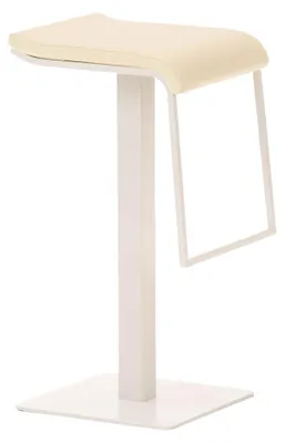 Produktbild von CLP Barhocker Lameng Kunstleder W78 creme