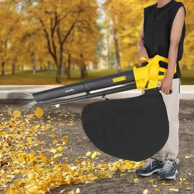 Image de Souffleur de feuilles électrique - 3000 W - Moteur sans balais - Pour jardin et allée