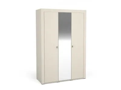 Zdjęcie produktu dla SZAFA MOSSA M02 Szerokość 137cm Kaszmirowa Trzydrzwiowa Lustro