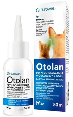 Immagine prodotto di EUROWET Otolan - Soluzione per la rimozione del cerume per cani e gatti - 50 ml