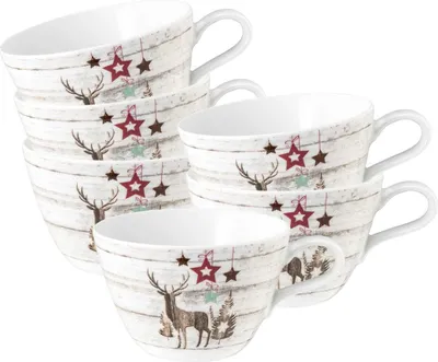 Produktbild von Seltmann Weiden Life Christmas Milchkaffeetasse 370 ml 6er Set