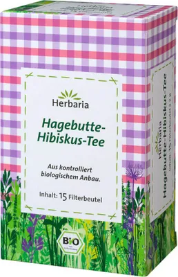 Image de Herbaria Infusion d'églantier et d'hibiscus 15 sachets filtres
