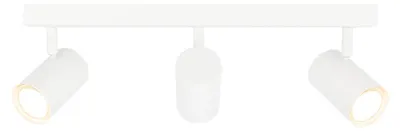 Produktbild von Ledvion LED Deckenstrahler Weiss 3-Licht GU10 Fassung ohne Leuchtmittel